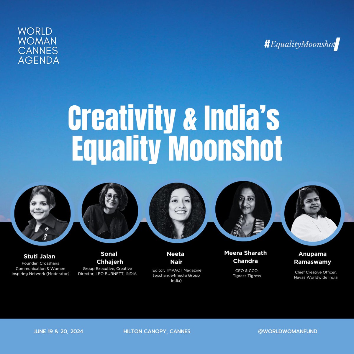 🌟@IMPACT_onnet's Editor, @neetanairhere, will be speaking on a global stage - Cannes 2024. Be ready to hear her IMPACTful views on 'Creativity & India's Equality Moonshot'. Don't miss it! ✨🙌 #e4m #Impact #canneslions #festive #creativity #moonshot #advertising