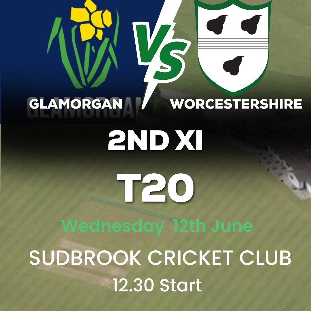 🏏🏏Live County Cricket at Sudbrook Cricket Club 🏏 🏏
<a href="/GlamCricket/">Glamorgan Cricket</a> v <a href="/WorcsCCC/">Worcestershire CCC</a>
Free Entry 🎟
Bar open 🍻
Sunshine🌞🤞