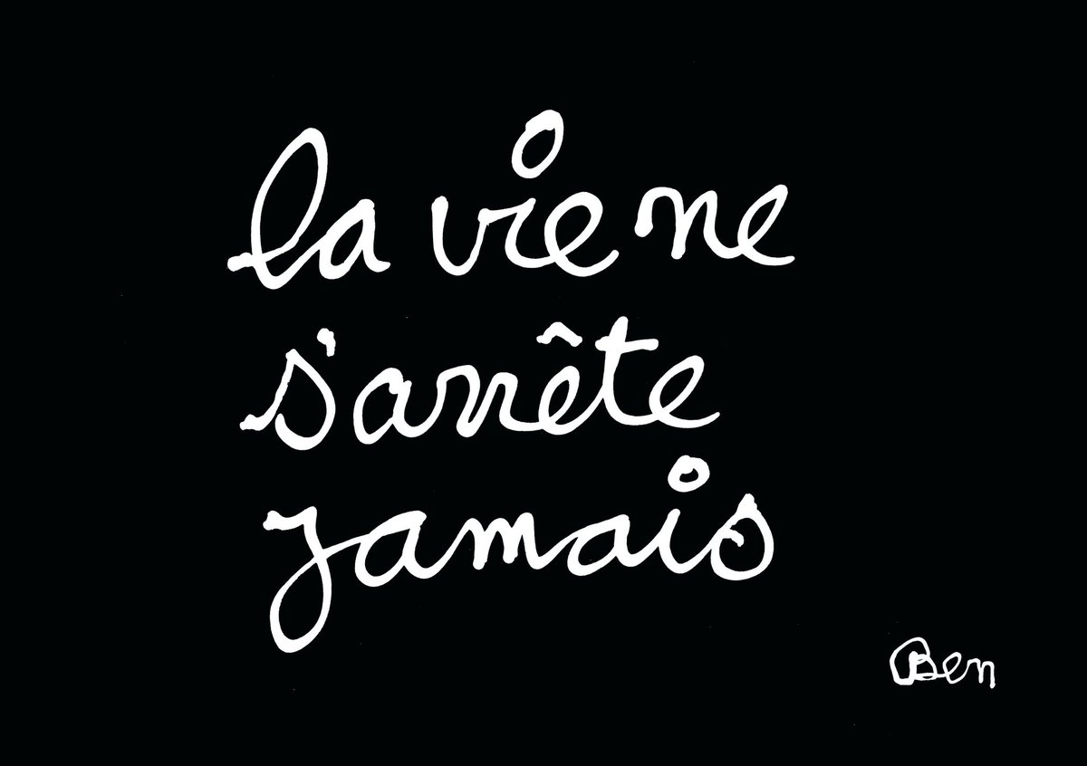 [ 🇫🇷 FRANCE ]

⚫️Rendu célèbre par ses « écritures », l’artiste Ben a été retrouvé mort d’une balle dans la tête dans sa maison située près de Nice, dans les Alpes-Maritimes. Il était âgé de 88 ans (BFMTV).