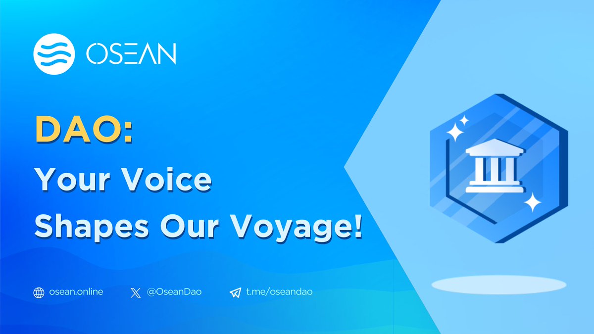 Just as a ship relies on the collective effort and skills of its crew to navigate, #OSEAN democratize yacht charters by empowering the whole crew: Our #DAO members!

⚓Inclusivity: OSEAN DAO is making yacht charters accessible to all. By holding our governance NFT, investors