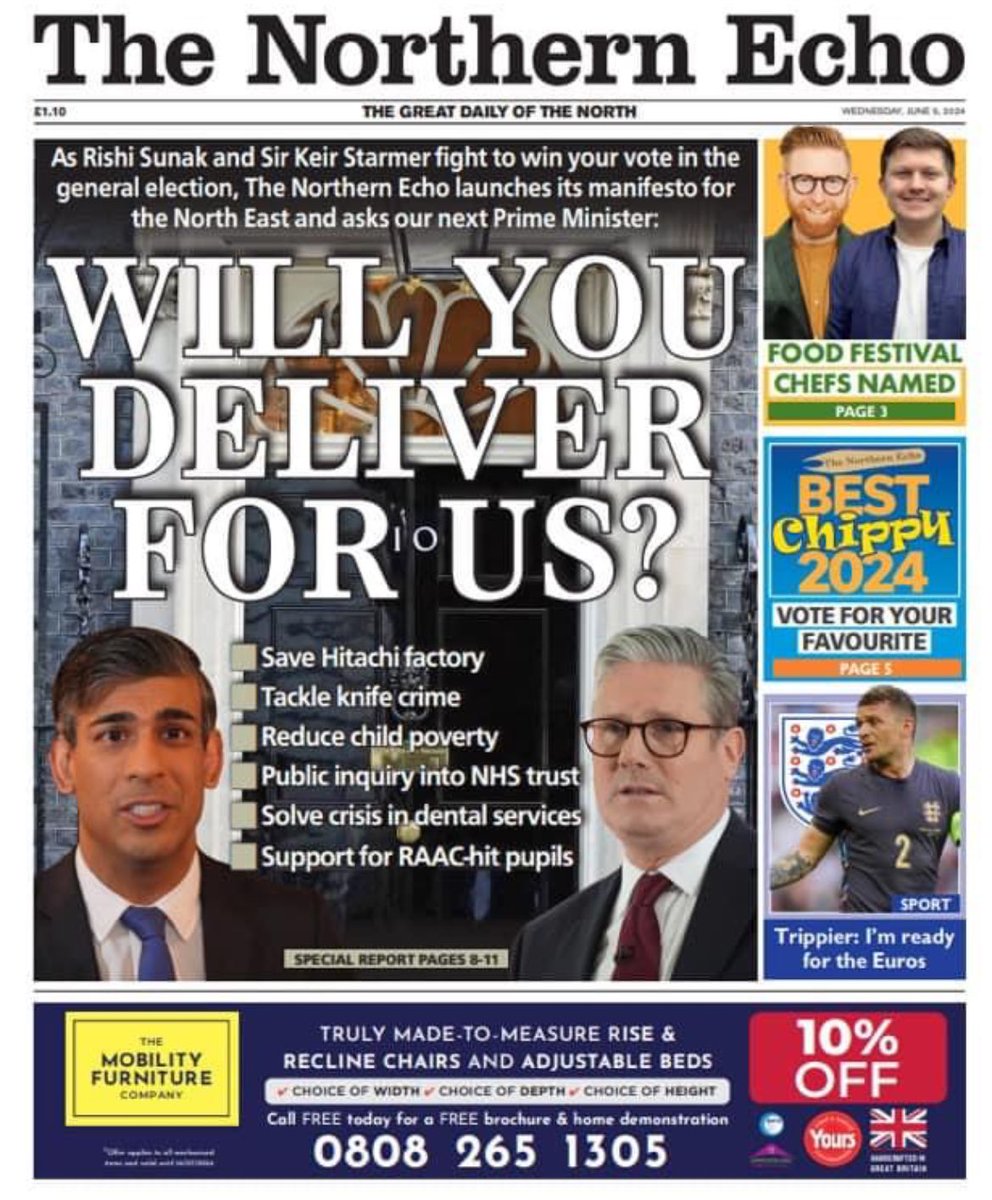 The @TheNorthernEcho are highlighting key issues for Jarrow and Gateshead East. North East children were abandoned by Tory Govts. when they needed support the most Every child deserves to grow up in a country that prioritises them, their education & their wellbeing #VoteLabour