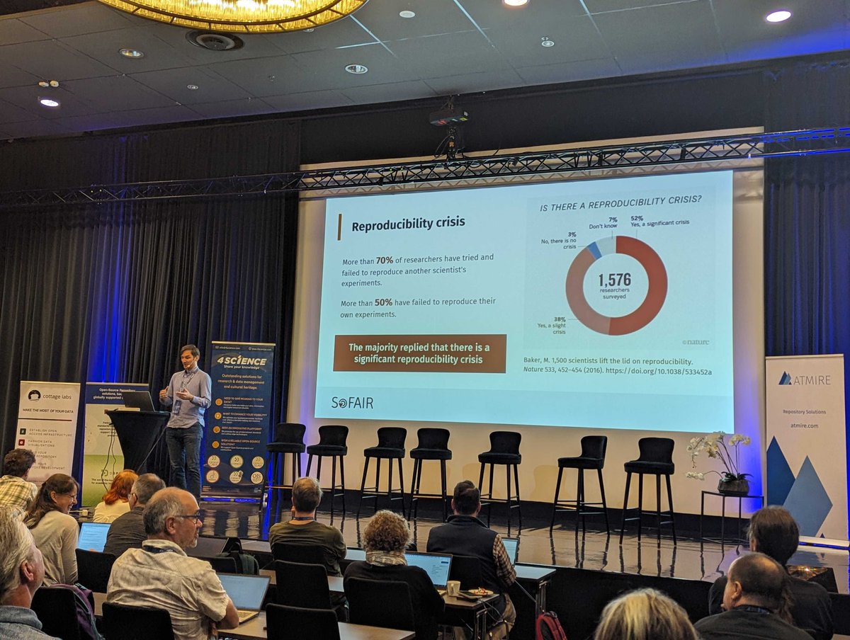 CORE (@oacore) on Twitter photo CORE's <a href="/petrknoth/">Petr Knoth ๐บ๐ฆ</a> at #OpenRepos2024 introducing the work of the recently launched SoFAIR project and how this can help address the reproducibility crisis in science <a href="/OpenRepos/">OpenRepositories</a> <a href="/SoFairOA/">SoFAIR project</a>
blog.core.ac.uk/2024/04/02/sofโฆ CORE's <a href="/petrknoth/">Petr Knoth ๐บ๐ฆ</a> at #OpenRepos2024 introducing the work of the recently launched SoFAIR project and how this can help address the reproducibility crisis in science <a href="/OpenRepos/">OpenRepositories</a> <a href="/SoFairOA/">SoFAIR project</a>
blog.core.ac.uk/2024/04/02/sofโฆ