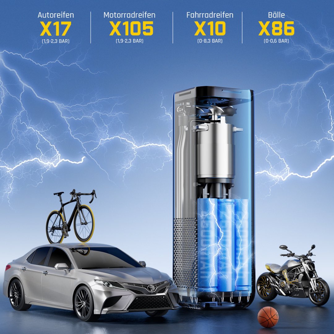 fanttik_de's tweet photo. Mit der [neuen Funktion] unseres tragbaren Reifenfüllers X8 APEX™ entkommen Sie den Nagler-Einschränkungen 🙌🏼✨

Entdecken Sie selbst den besten X8 Apex™!
Hier kaufen: https://t.co/BEfhg0cwSw
*Im Lieferumfang ist der Adapter nicht enthalten.

#fanttik #x8apex #nailerfreedom https://t.co/XYp89xunTq