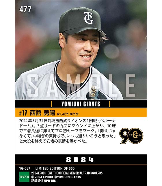 ジャイアンツ・西本聖・実使用・シューズ タカラのプロ野球ゲーム用の