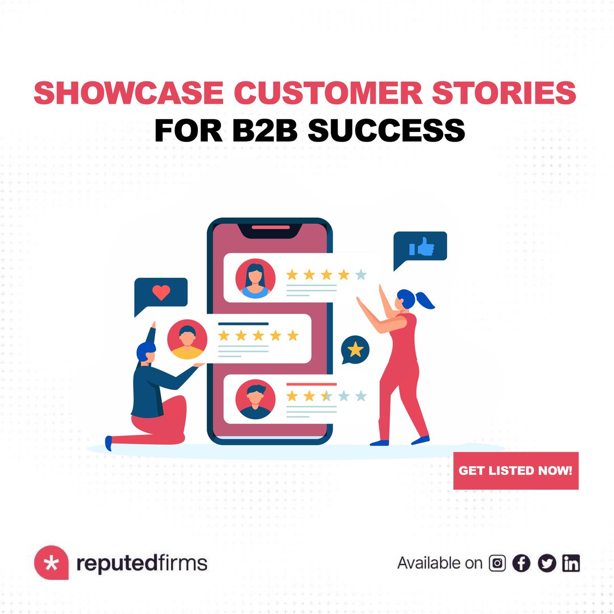 Reputedfirms is also an excellent resource for finding top companies/service
Register now for free
reputedfirms.com
#Reputedfirms #business #SoftwareCompany #SoftwareDevelopmentCompany #SoftwareTestingCompany #Software #MobileApp #MobileAppDeveloper #AppDeveloper #Website