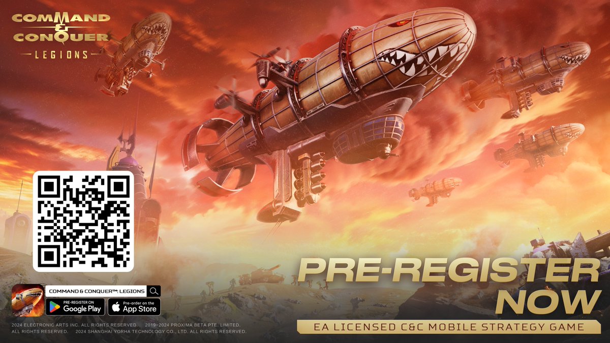 CnCL_Official's tweet photo. Commanders! 
Pre-register for Command &amp; Conquer: Legions now and join our special event! Share our campaign image below, include our website link, and use #cnclegions for a chance to win a $100 Amazon gift card! More details in: https://t.co/1qaIZpAGdd https://t.co/aLOpa32c6a