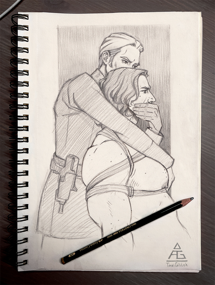 #kylux #kyluxart #kyloren #bensolo #armitagehux #generalhux #huxlo #kyloxhux #traditionalart