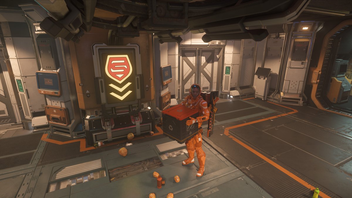 synchronizerz's tweet image. The folktales of the old &apos;verse tell us to &quot;Be wary of the orange man!&quot; He comes to take your #StarCitizen boxes. 😉

Need a crew? Join us! 🚀 Get onboard at discord.gg/synch 🍊 De Cosmos Et Terra – Synchronized We Rise!

#Synchronizerz #SYNCH #WeRise #GamingTogether