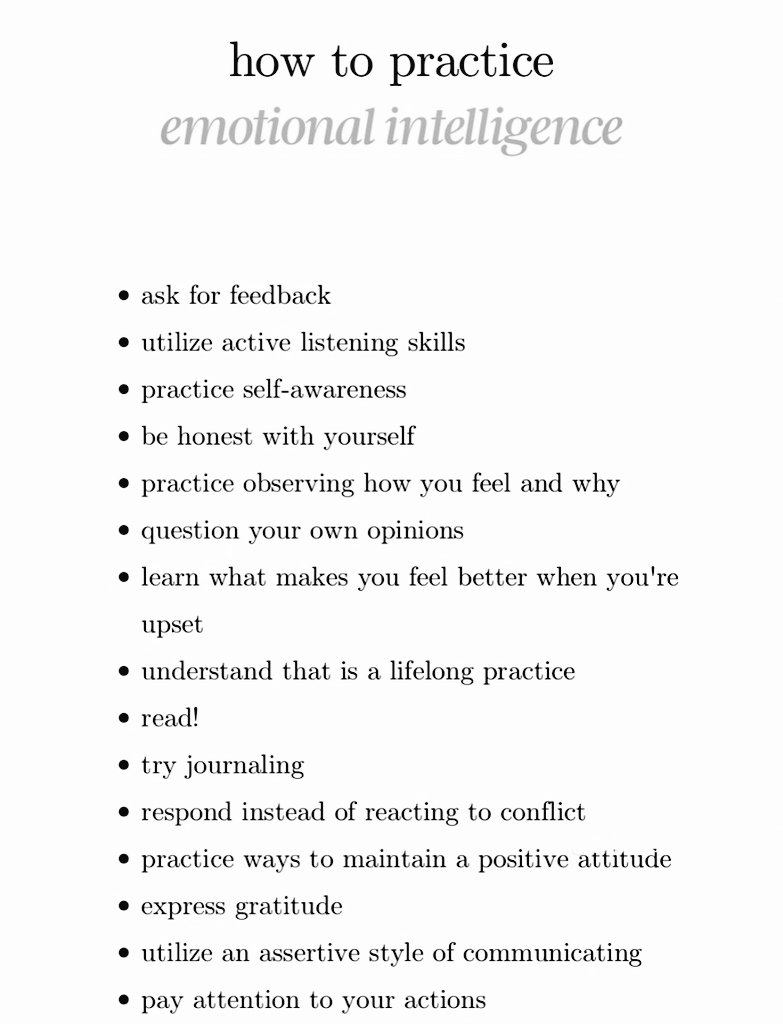 How to practice emotional intelligence