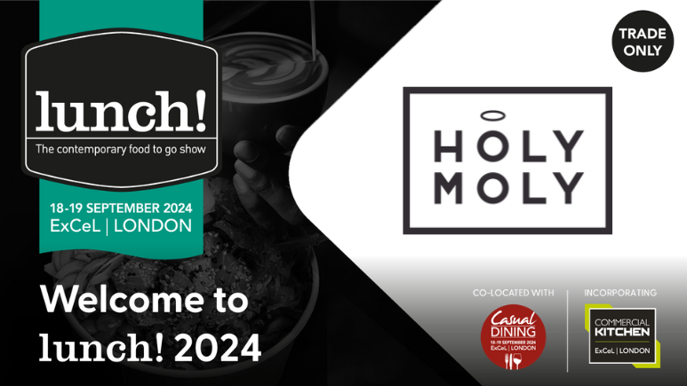 NEW EXHIBITOR ALERT!

Welcome to lunch! Holy Moly 🥑🥑

'Taste, convenience and the finest natural ingredients all come together in Holy Moly dips. No additives. No nasties. Just total goodness.'

📍Find Holy Moly  on stand L276.