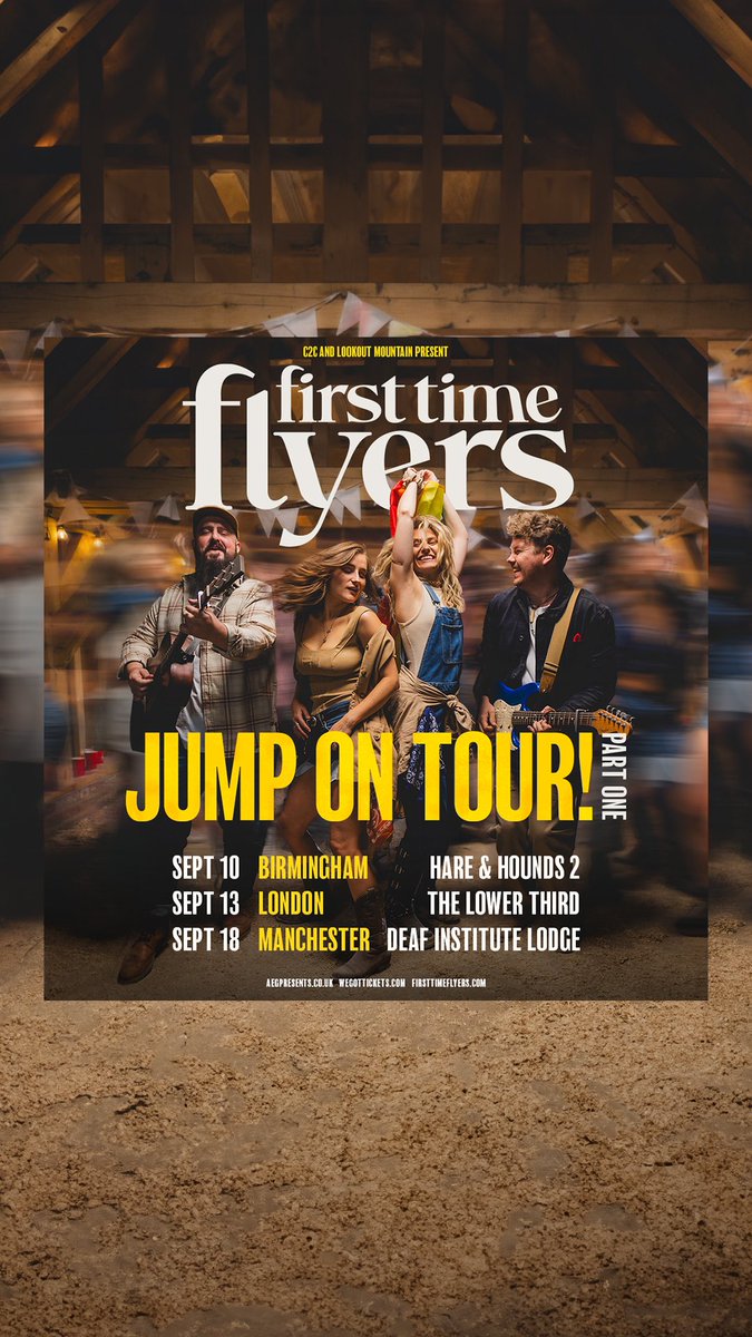 firsttimeflyers's tweet photo. JUMP | ON TOUR | part one 

Tickets on sale Friday 7th at 10am 

Can’t wait to see you there! https://t.co/iOa8syuZeX