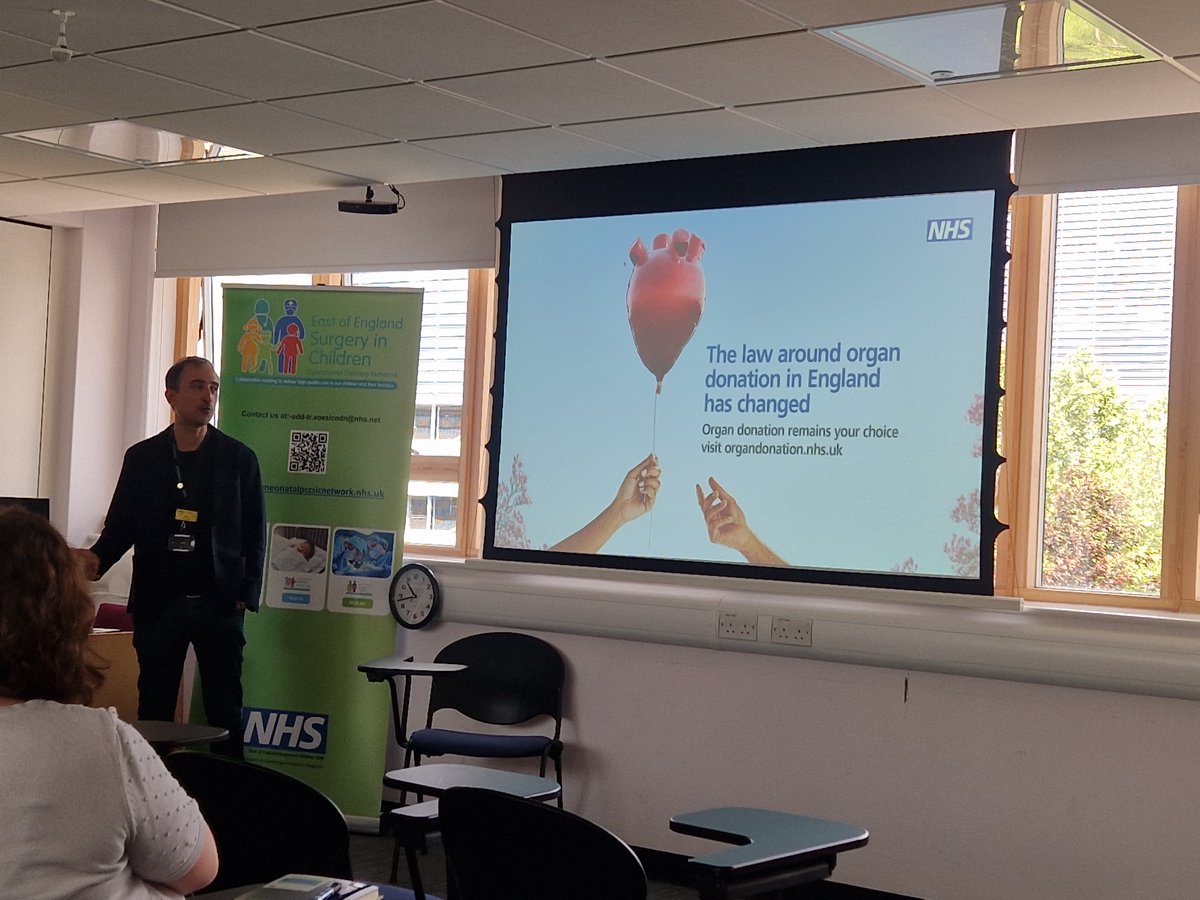 <a href="/riazkyn/">Riaz Kayani</a> teaching organ donation on our End of Life &amp; Bereavement Care study day
<a href="/EoENeonatalODN/">EoeNeonatalODN</a> <a href="/EoeSurgerykids/">EoE Surgery in Children ODN</a>
