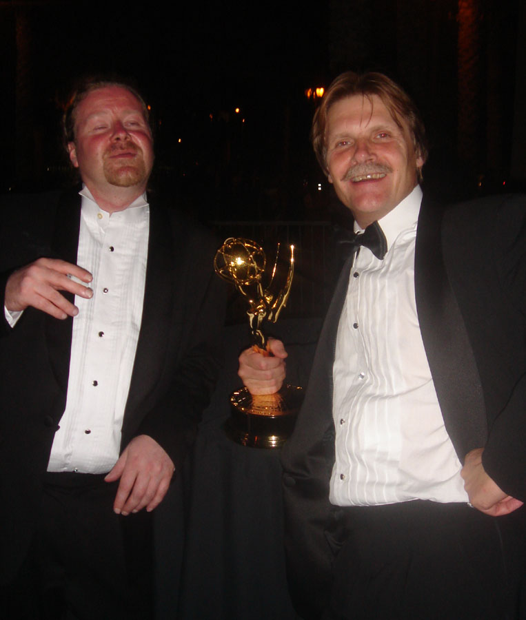 MiddleManor's tweet image. The Great Mike Milne. And anonymous reprobate. Emmys 2006 #MikeMilne