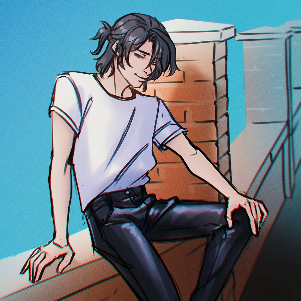 Ariel_Chaos's tweet photo. #HeirArt 
I drew this while lurking week or two ago, but then I forgot about it xD 💙 Casual Nious? https://t.co/Ta8nkOvkfT