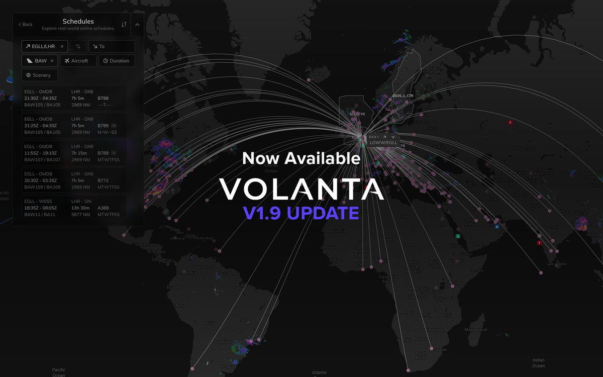 Introducing Volanta v1.9 ✈️!

We're excited to introduce Volanta v1.9, which includes our updated real-world schedule data, cargo airlines, and a new interface, along with enhanced aircraft image galleries for our premium users. 

You can automatically fetch images from