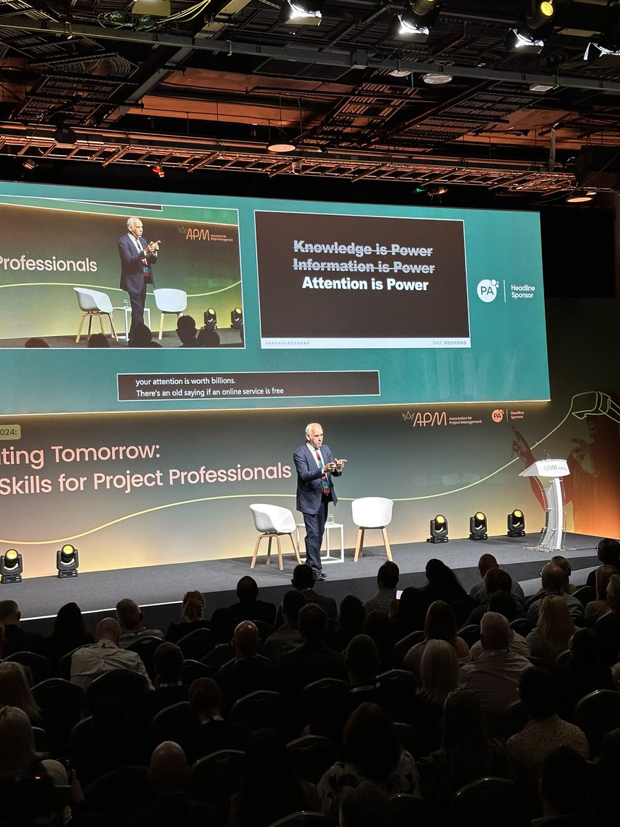 APMProjectMgmt's tweet image. The #APMconference has commenced with @drpaulredmond, an expert in employment and generations, as our keynote speaker.

In this session Paul took us through his take on how organisations and professionals can acquire the skills and knowledge to navigate today’s multi-generational…