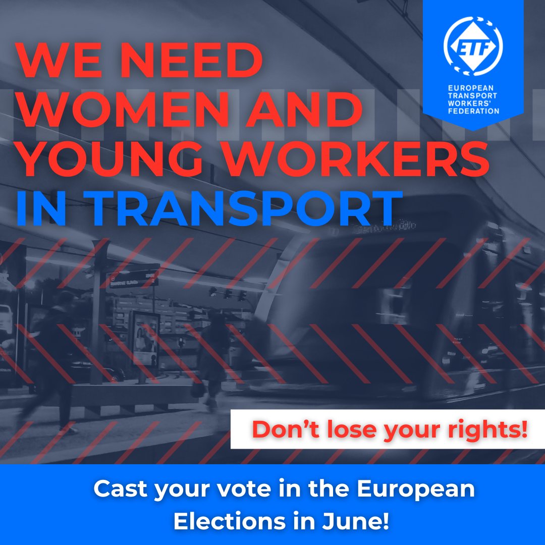 👷‍♀️Did you know that European transport policies’ focus on liberalisation and cost reduction creates environments that prevent many women and young workers from entering and staying in transport?

Let’s work on socially just transport policies together! 🚆✈️🤝

#FairTransport