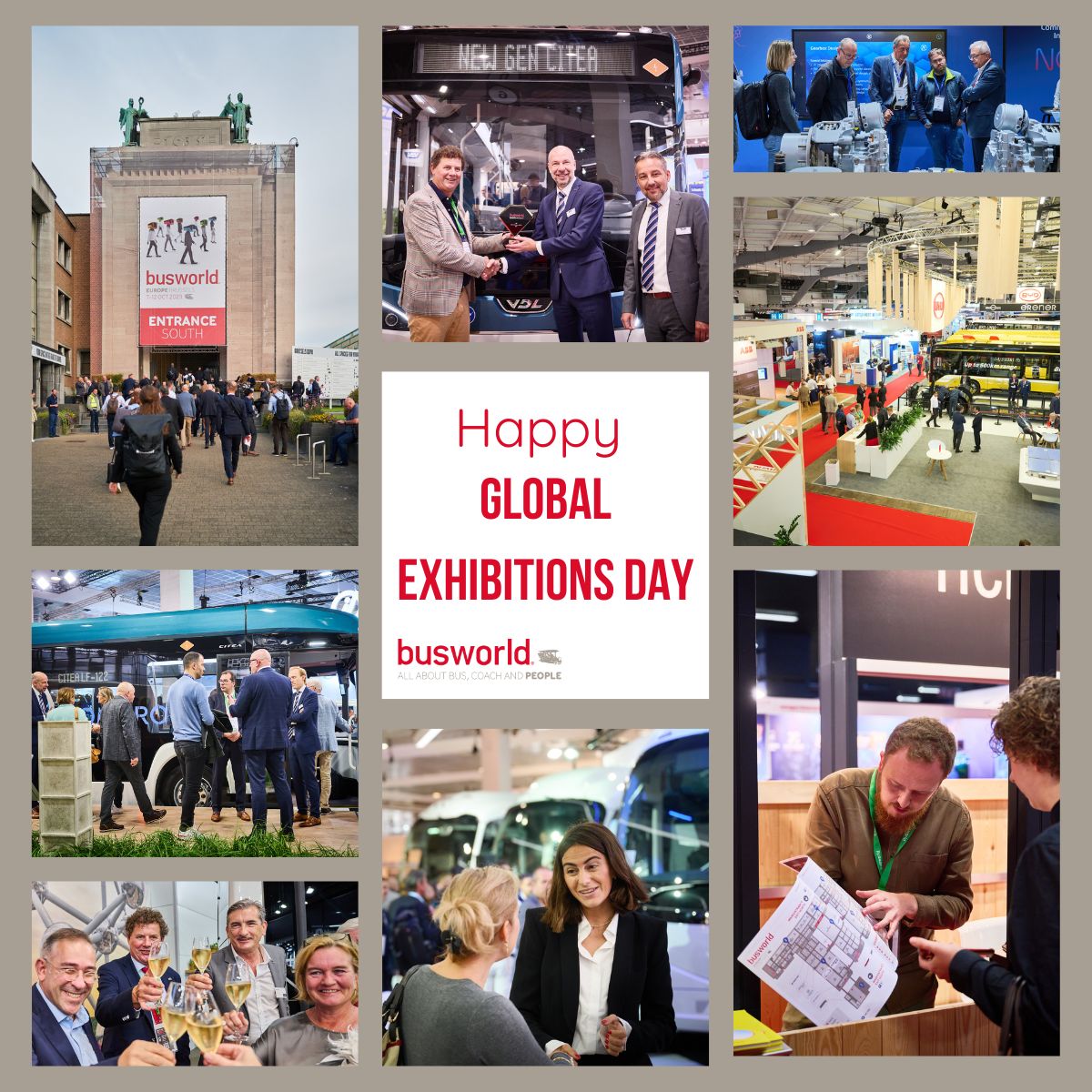🚍 Connecting minds, driving progress

Today, at Global Exhibitions day, we honor the power of exhibitions to unite, innovate, and inspire.

#ConnectingPeople #DrivingProgress #Busworld #globalexhibitionsday