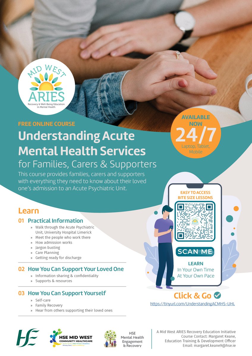 Mid West Aries (@midwestaries) on Twitter photo Many thanks to <a href="/j1harrington/">james harrington</a> for mentioning our 2 co-produced ptnship initiatives: "Understanding Acute Mental Health Services for Families Carers & Supporters" & the Perinatal Self Care Project at this morning's Mental Health Engagement Conference 2024! <a href="/MHER_Ire/">HSE Mental Health Engagement and Recovery</a> <a href="/CommHealthMW/">HSE Mid West Community Healthcare</a> Many thanks to <a href="/j1harrington/">james harrington</a> for mentioning our 2 co-produced ptnship initiatives: "Understanding Acute Mental Health Services for Families Carers & Supporters" & the Perinatal Self Care Project at this morning's Mental Health Engagement Conference 2024! <a href="/MHER_Ire/">HSE Mental Health Engagement and Recovery</a> <a href="/CommHealthMW/">HSE Mid West Community Healthcare</a>