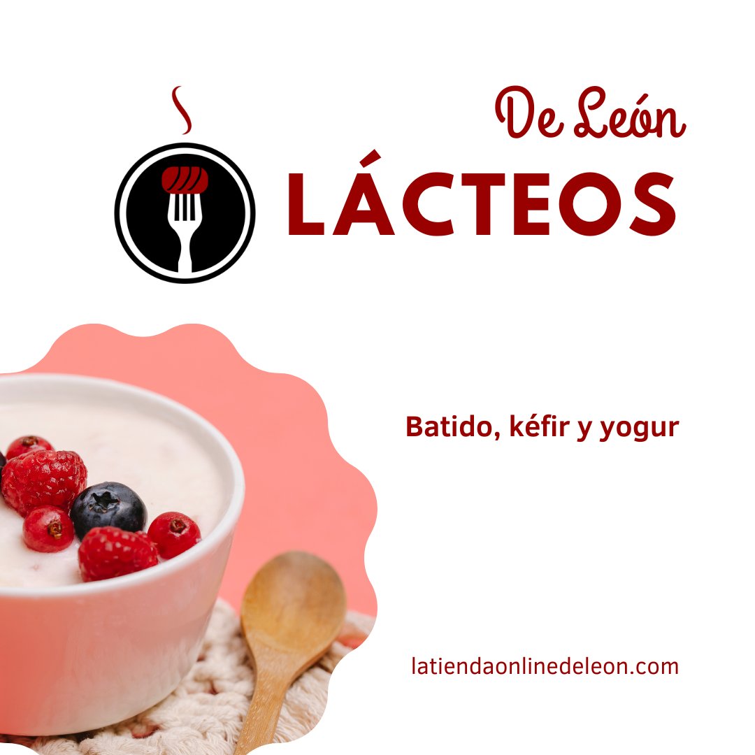 ✨La esencia de la #salud está en nuestros #batidos, #kéfir y #yogures. 

💪Fortalece tu sistema inmunológico, mejora tu digestión y disfruta de un estilo de vida más saludable con nuestros #lácteos #artesanos.

❤️¡Tu bienestar nunca supo tan bien!

latiendaonlinedeleon.com/es/comprar-lac…