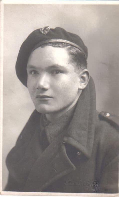 Grandad Ellis, 20, taken before he went to Normandy in 1944. The only thing he ever said about it was ‘it wasn’t very nice.’ Love and miss him. #DDay80