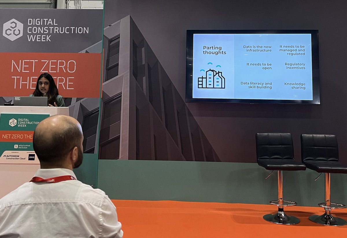 Shruti Ganesh of SWECO explains how they see data as the next #infrastructure ⁦@DigiConWeek⁩ #dcw2024 ⁦<a href="/ACOWater/">ACO Water Management</a>⁩