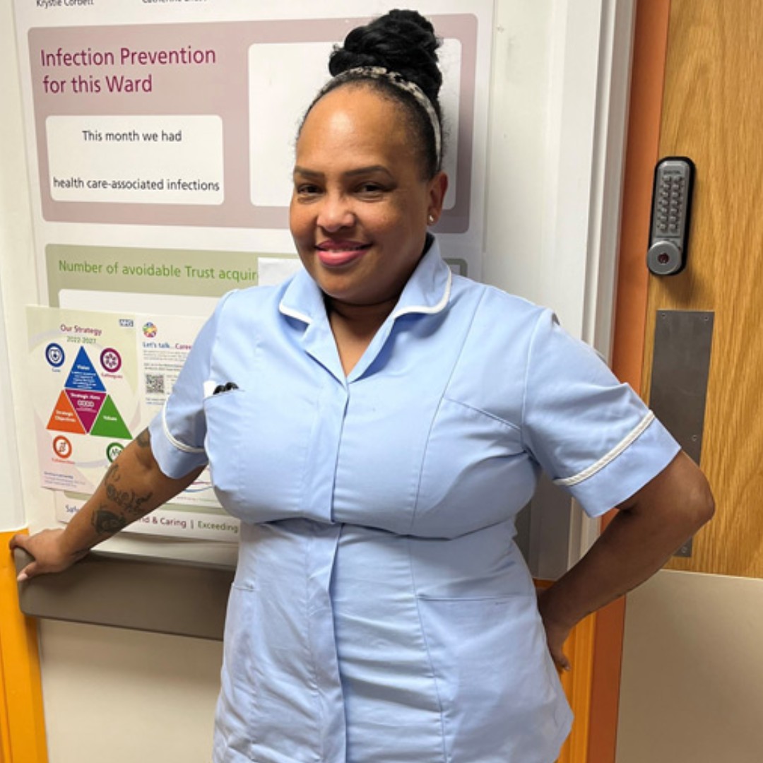 'I've realised my dream, and I've never looked back.’ 

Starting as a volunteer, Marilyn's determination led her to become a registered Nurse. If you're interested in a rewarding career, visit healthcareers.nhs.uk/we-are-the-nhs…