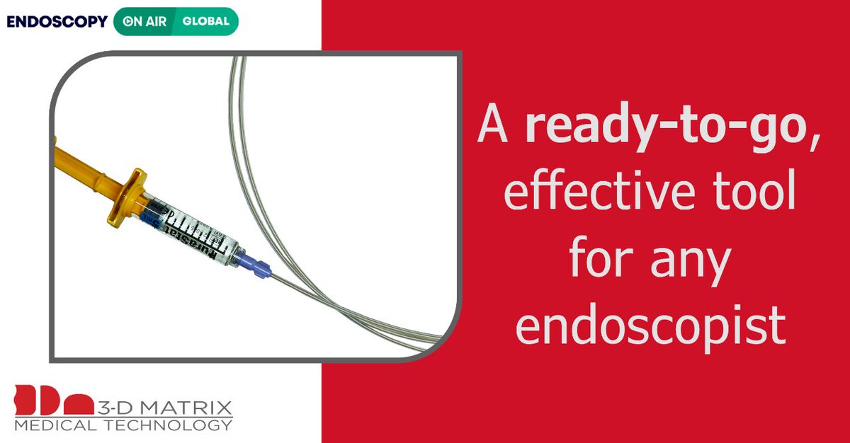 Endoscopy On Air brings you a message from <a href="/3dm_emea/">3-D Matrix EMEA</a>:

PuraStat is used globally for a range of procedures, including EMR, ESD, ERCP &amp; 
radiation proctopathy.

Join #EndoscopyonAir to see it in action:
endoscopyonair.com/event/endoscop…

#purastat #3dmatrix #GI #endoscopy #myPuraStat #eoa24