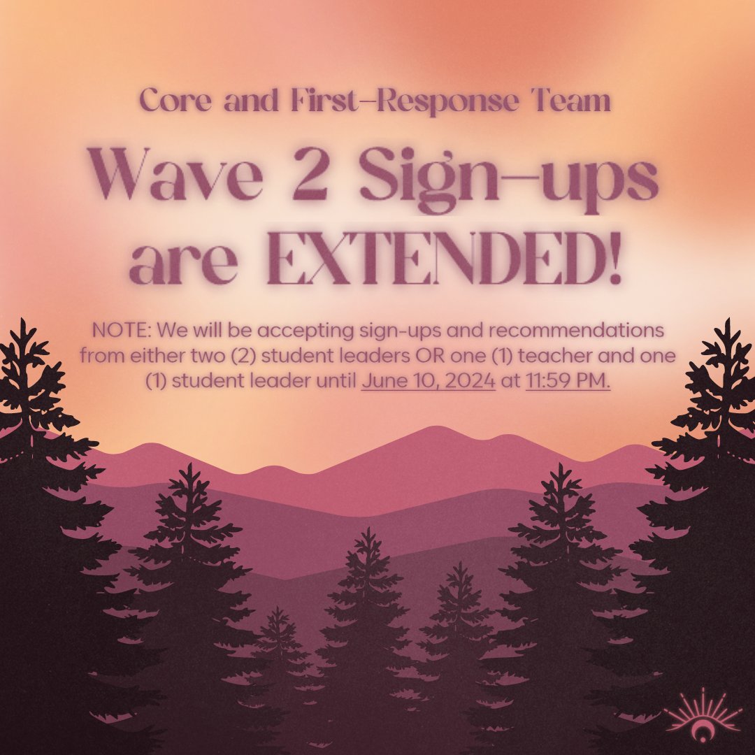 mayariashs's tweet photo. [Mayari Core and First-Responder Signups Wave 2 - S.Y. 2024-2025: Extension]

The dawn 🌅 has sent it’s light ✨ upon you! It’s a sign! SIGN-UP KA NA! 🗣️🗣️🗣️

Mayari has EXTENDED it’s wave 2 sign-ups for its CORE and FIRST RESPONDERS TEAM for the S.Y. 2024-2025. https://t.co/9F8gED645N