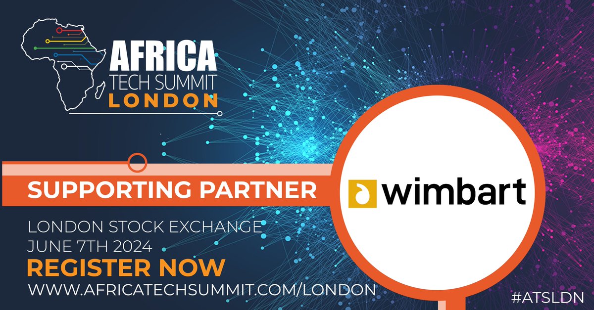 Wimbart Public Relations (@wimbart) on Twitter photo Thrilled to support the 8th <a href="/AfricaTechSMT/">Africa Tech Summit - Accra 24-25th Sep</a> London. Join 300+ industry leaders and innovators from the African tech ecosystem on June 7th, 2024!
Spot a Wimbart team member? Don’t hesitate to say hi! 👋👋
africatechsummit.com/london/ #ATSLDN Code: WIM20 Thrilled to support the 8th <a href="/AfricaTechSMT/">Africa Tech Summit - Accra 24-25th Sep</a> London. Join 300+ industry leaders and innovators from the African tech ecosystem on June 7th, 2024!
Spot a Wimbart team member? Don’t hesitate to say hi! 👋👋
africatechsummit.com/london/ #ATSLDN Code: WIM20