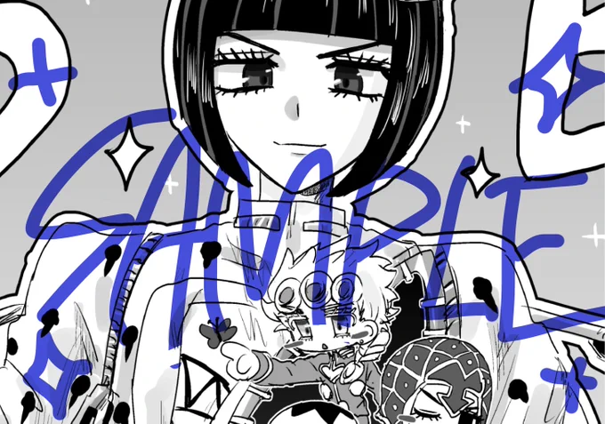 モノクロイラストを一枚寄稿しとります 