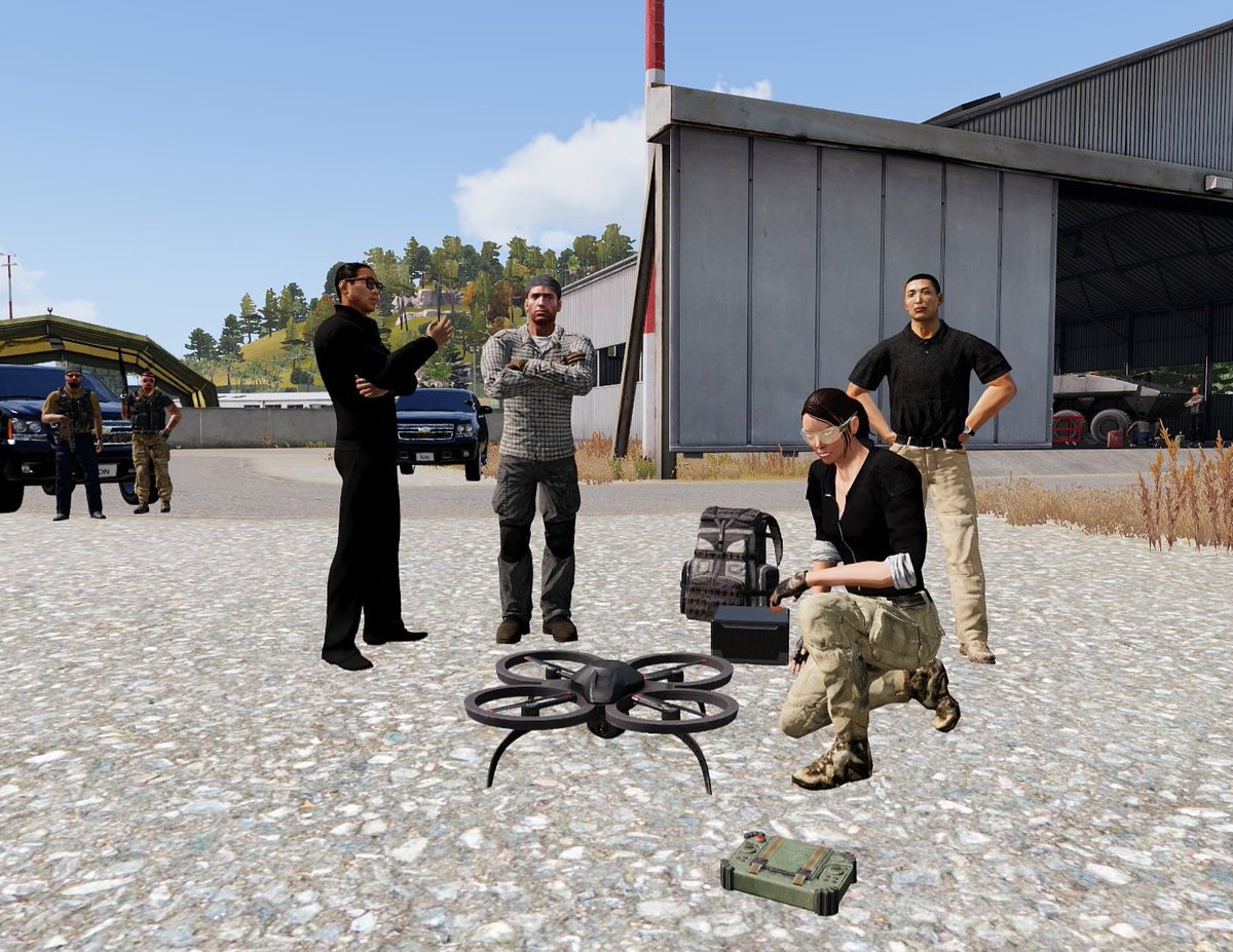LID_Life_Gaming's tweet photo. LID Security Solutions Drone Demonstration Day! Massive Thanks to our client AAF for hosting.
#Arma3 #LIDsecuritysolutions #drones https://t.co/w6aUXZL3Av