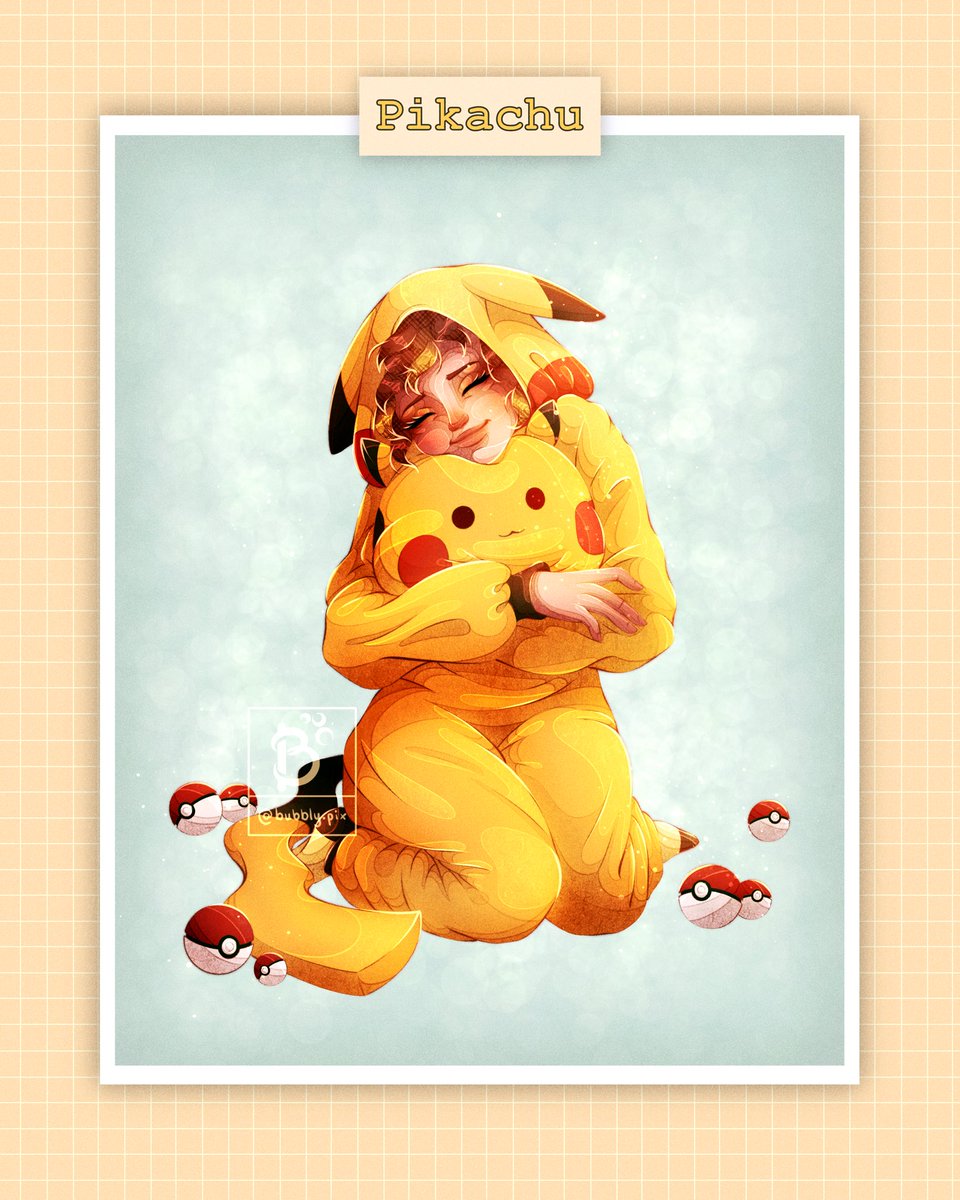 Pikachuuu ⚡️
The last one of the Pokémon plushies, this one is also being made as a plushie but here’s the sticker version that will also be on the Comic Con Sofia ✨

#pikachu #pokemon #pokemonfanart #fanart #art #digitalart #characterart #illustration #stickers