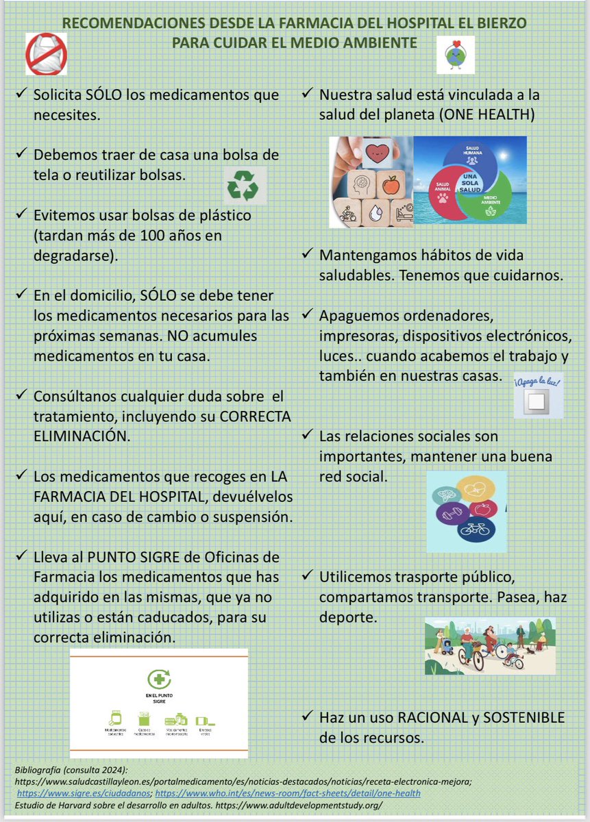 Aprovechando el dia del Medio Ambiente (que tiene que ser todos los dias del año) os dejamos aquí unas recomendaciones para cuidar y cuidarnos 🙏🏻💚🌏💊 <a href="/Walnutbrainart/">Blanca Nogal Fdez</a> <a href="/sefh_/">S.E.F.H</a>