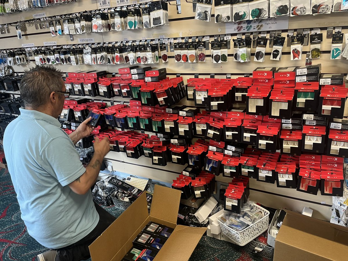 We love a HUGE <a href="/TargetDarts/">Target Darts</a>  #Darts delivery.  SURE FILLED OUR GAPS IN, 😍.