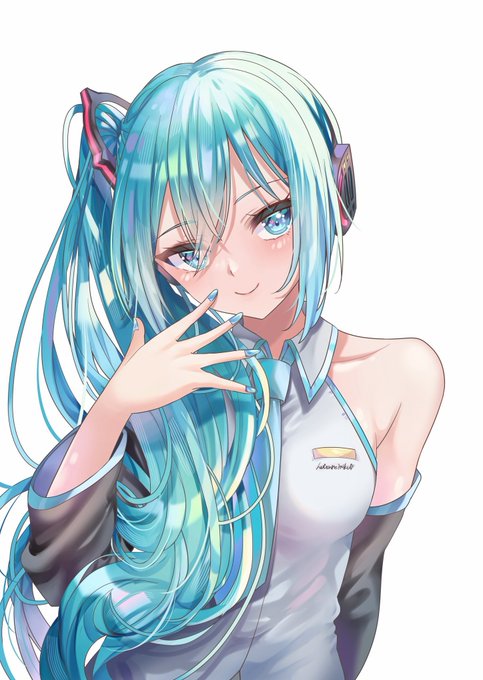 「hatsune miku blue hair」Fan Art(Latest)