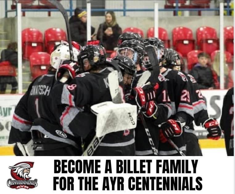 Ayr Centennials Alumni (@4_cens) on Twitter photo Become A Billet Family!!
The <a href="/AyrCentennials/">Ayr Centennials</a> is currently seeking Billet Families for the 2024/2025 season
Being a billet family can be a very rewarding experience, enriching both the families and players alike.
Contact us today for more information !!!
<a href="/DennisMillward1/">DennisMillward</a> Become A Billet Family!!
The <a href="/AyrCentennials/">Ayr Centennials</a> is currently seeking Billet Families for the 2024/2025 season
Being a billet family can be a very rewarding experience, enriching both the families and players alike.
Contact us today for more information !!!
<a href="/DennisMillward1/">DennisMillward</a>