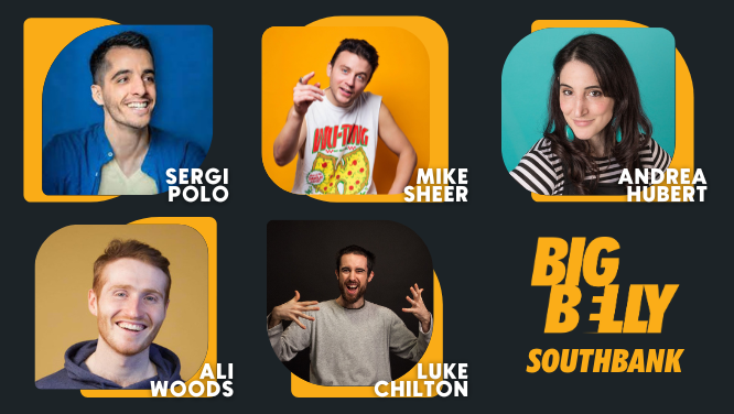 Big Belly Bar & Club Comedy (@bigbellycomedy) on Twitter photo You made it to Humpday! Celebrate with some laughs down at Big Belly! 🐫
@sergipolo_
<a href="/mikesheer/">MIKE SHEER</a>
<a href="/ShutUpAndrea/">Andrea Hubert</a>
<a href="/AliWoodsGigs/">Ali Woods</a>
<a href="/ChiltonlukeLuke/">Luke Chilton</a>
Come down and be part of the fun! 😎 You made it to Humpday! Celebrate with some laughs down at Big Belly! 🐫
@sergipolo_
<a href="/mikesheer/">MIKE SHEER</a>
<a href="/ShutUpAndrea/">Andrea Hubert</a>
<a href="/AliWoodsGigs/">Ali Woods</a>
<a href="/ChiltonlukeLuke/">Luke Chilton</a>
Come down and be part of the fun! 😎