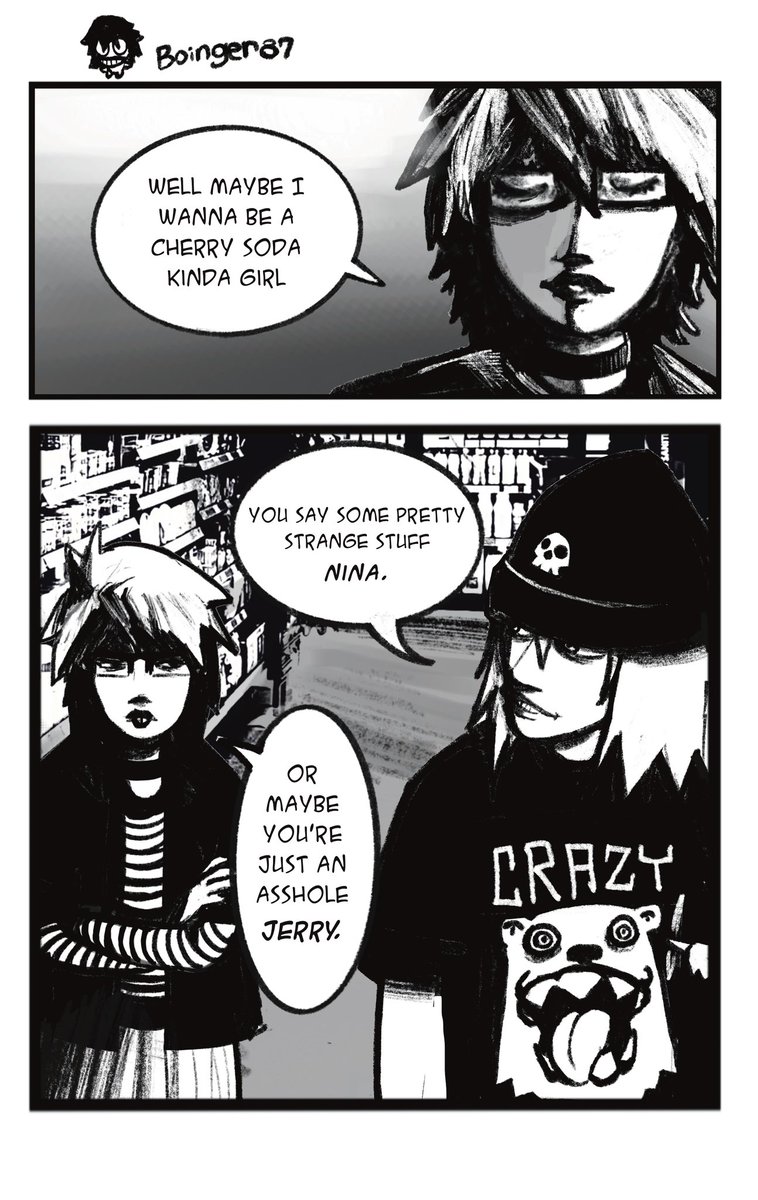 Boinger87's tweet photo. Practicing making manga with some ocs! #comic #manga #art https://t.co/4hSmC4IyGp