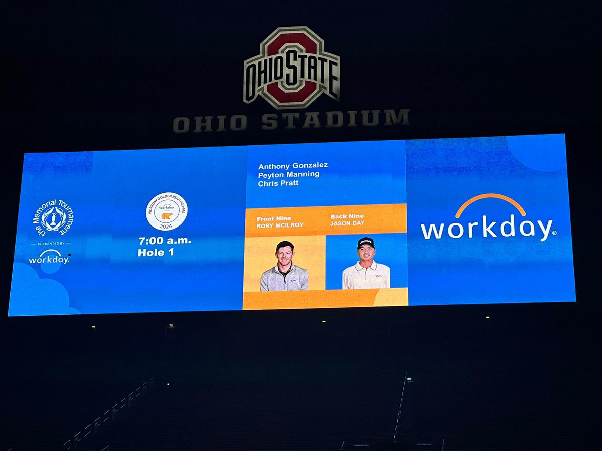 McIlroyRory's tweet photo. Perfect place to host THE @Workday ProAm pairings party for the Memorial. https://t.co/9EYGljF0If