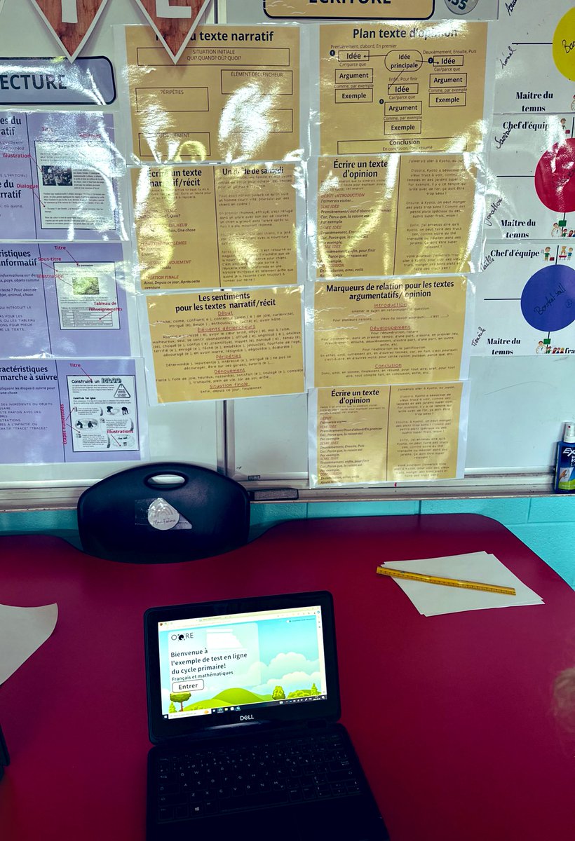 🚀💻Les tests de l’OQRE sont lancés pour mes élèves de 3e année! 
Une semaine intense d'évaluation en lecture, écriture et mathématiques. 
Motivation, préparation et pratique sont la clés de leur confiance en eux. 

#TestsOQRE #Préparation #ConfianceEnSoi #Fiére #OQRE #OQEO #Math