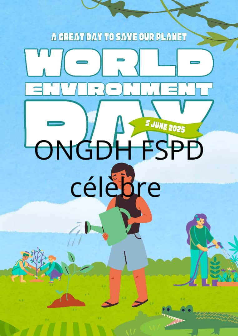 FspdRdc's tweet image. #happningNow À l'occasion de la Journée Mondiale de l'Environnement  laFSPD @FspdRdc recommande quelques   gestes à adopter pour protéger l'environnement:
1. Faire ses propres produits ménagers,
2. Récupérer l'eau de pluie pour arroser ses plantes,
3. Faire son propre compost...