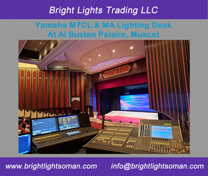 #albustanpalacemuscat Bright Lights used #yamaham7cl and #malightingconsole  
Contact our Events Team for FREE 30 MINUTE CONSULTATION
brightlightsoman.com/contact.htm
#AlBustanPalace #albustanpalaceoman  #malighting  #malighting3 #malighting2 #m7 #m7cl  #yamaha