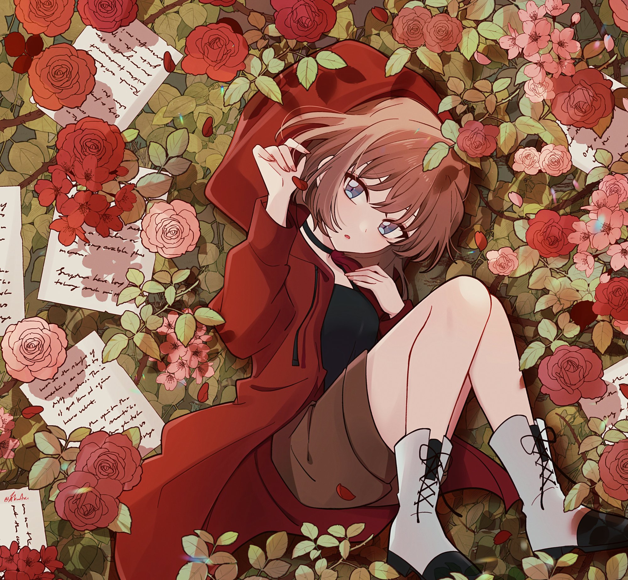 【赤ずきんの逆襲】手描き イラスト アート cuts_akazukinset01.zip 童話赤ずきんのイラストセット1 | kyuncuts