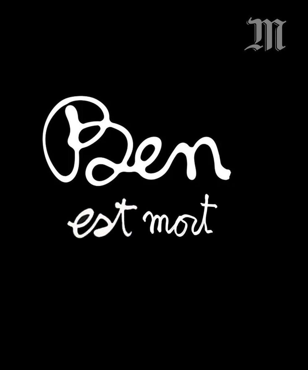 Ben, artiste de l’écriture, est mort.

C’était un artiste obsédé par les mots. L’artiste Benjamin Vautier, dit « Ben », a été retrouvé mort à son domicile de Nice, mercredi 5 juin, peu après la disparition soudaine de son épouse. Il était âgé de 88 ans.

lemde.fr/4aR4nVF