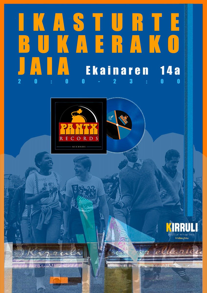 Egun on, uda bertan dugu eta Kirrulitik ikasturte itxiera ekitaldia izango dugu 💃🏽

🗓️ Ekainak 14an
🎧 Pantx Records
🥪 Pikoteo
👯🏽 Danok batera dantzatu, barreak bota, elkar egon

Anima zaitez! 😊