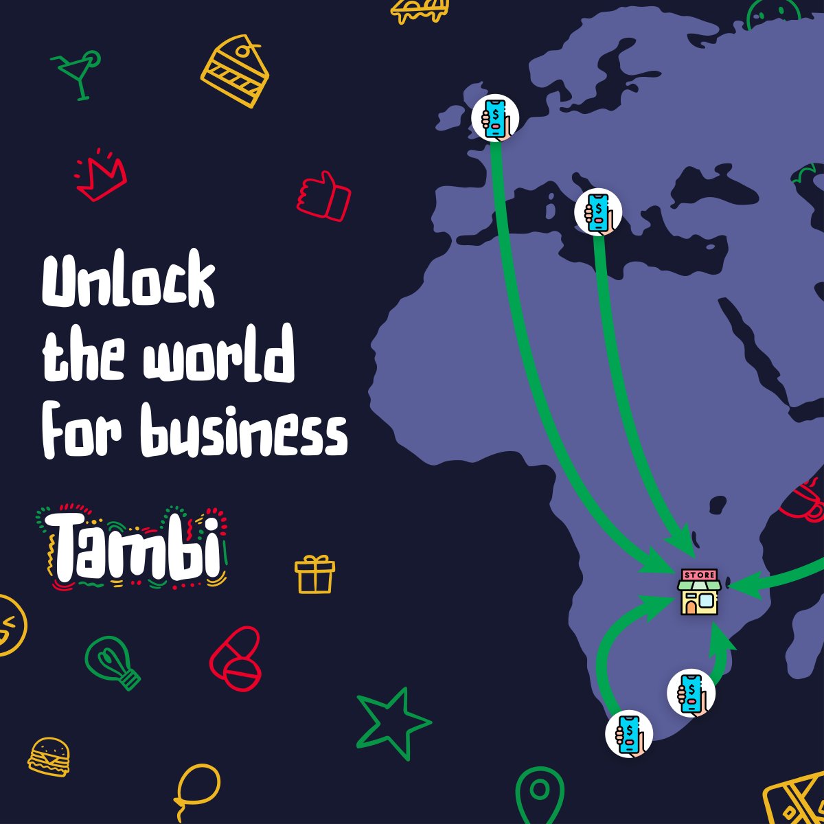 AppTambi's tweet photo. With Tambi, the world is in the palm of your hands. Register with Tambi today and unlock the world for business.
https://t.co/brB4nUKNDr

#Tambi #Futureofbusiness  #techsolutions https://t.co/U0MUoesvvX