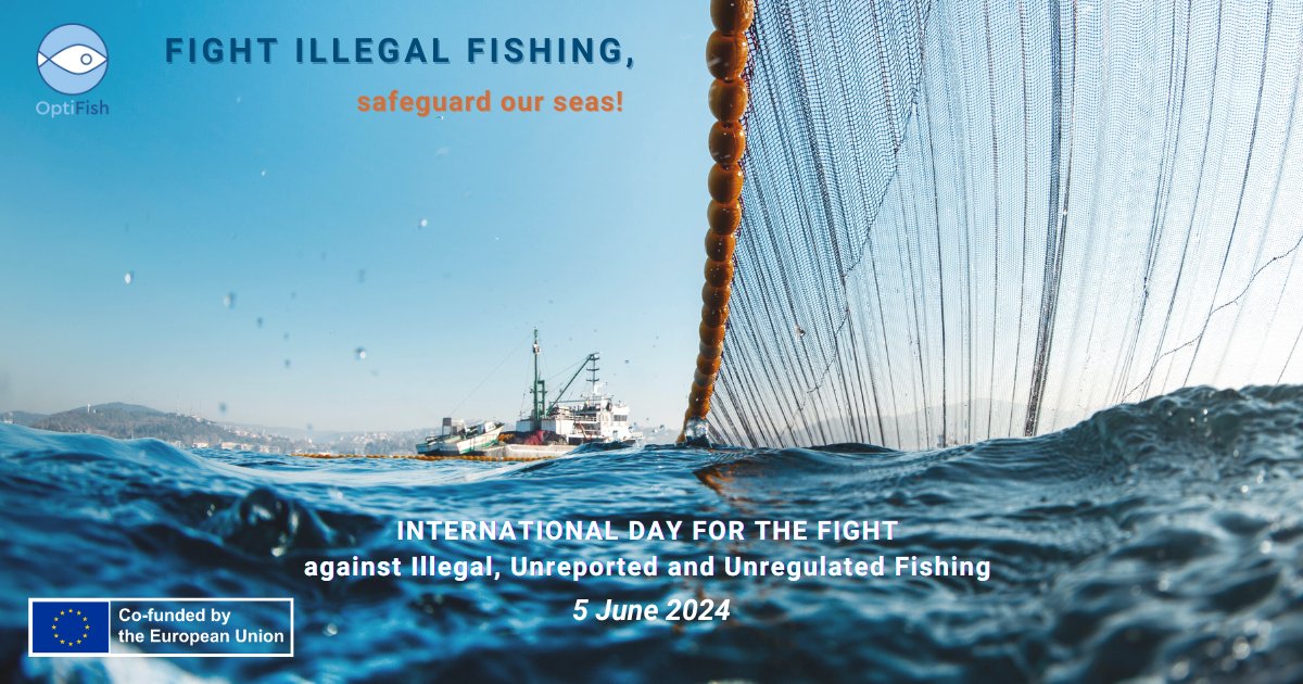 optifishproject's tweet photo. 🐟 Join the Fight Against Illegal, Unreported, and Unregulated (IUU) Fishing!
On this International Day, see how OptiFish is leading the charge with tech and innovation to protect our seas.
Read the full article👉https://t.co/QdBVwNF5g9.
#FightIUU #HorizonEurope #ResearchImpactEU https://t.co/WlVmc3sq2v