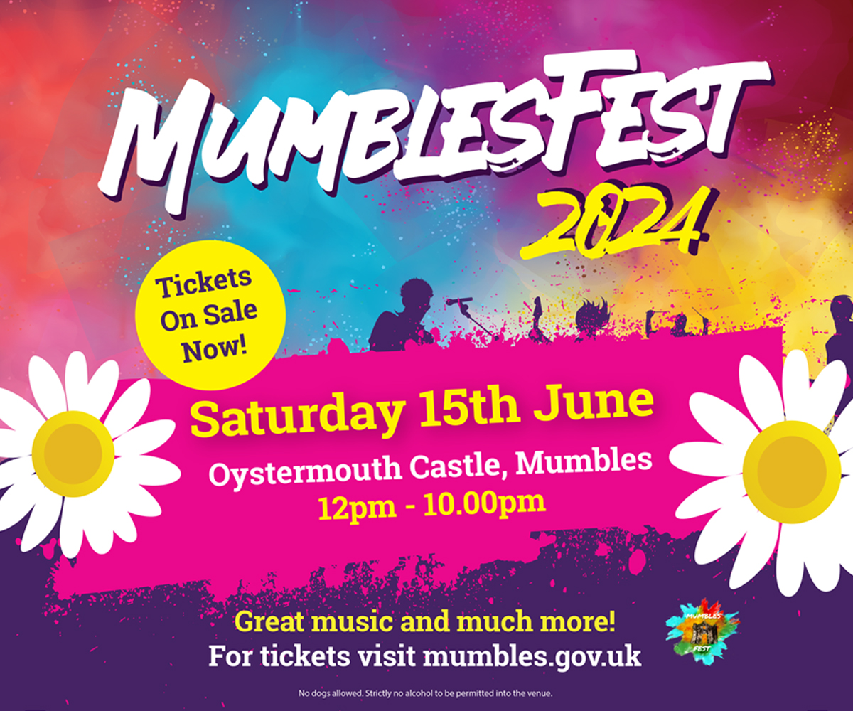 MumblesCouncil's tweet photo. Get Ready for MumblesFest 2024! ๐๐
Join us on June 15th for a day filled with fun, music and community spirit at MumblesFest 2024!
Get your tickets via the link
https://t.co/yraec3JL99
#Mumbles #Community #MumblesFest https://t.co/HIofYeg24s