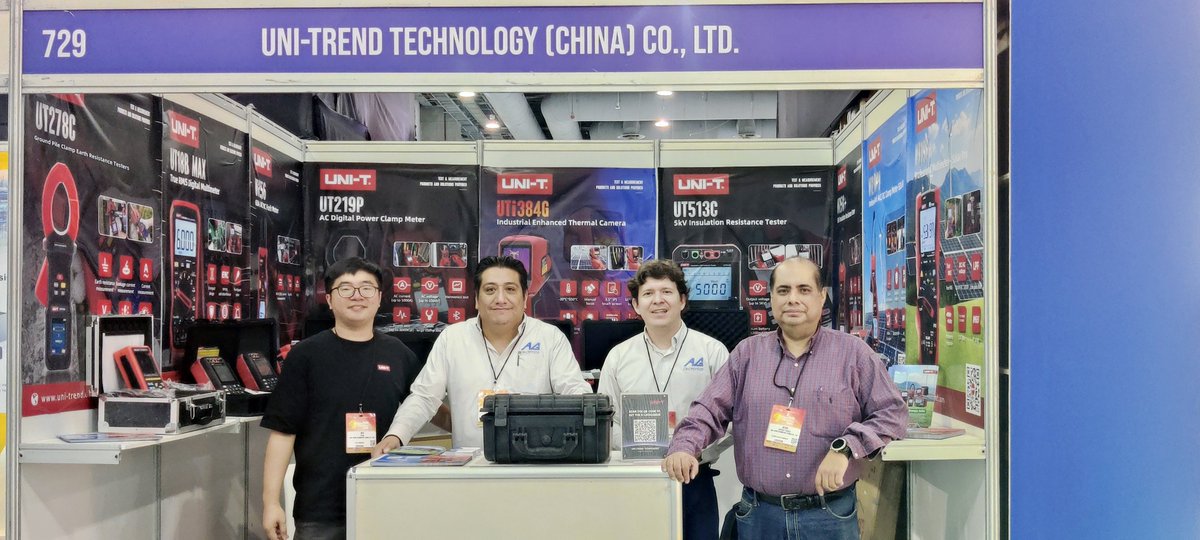 Unitrend1988's tweet photo. #UniTrend is at #EXPOElectrica #Mexico!
Join us at Booth 729 and explore our latest advancements in power measurement equipment and solutions. Our team is eager to meet you and answer your questions!
Time: June 4th-6th | Location: Centro CitiBanamex
#PowerMeasurement #Innovation https://t.co/SUZk8NrpiP